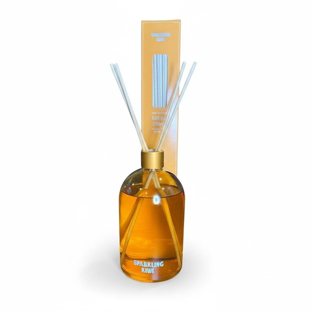Sparkling Kiwi Reed Diffuser With 5 Reeds 5.07 Fl Oz (150ml) - Refreshing Home F - Picture 6 of 6